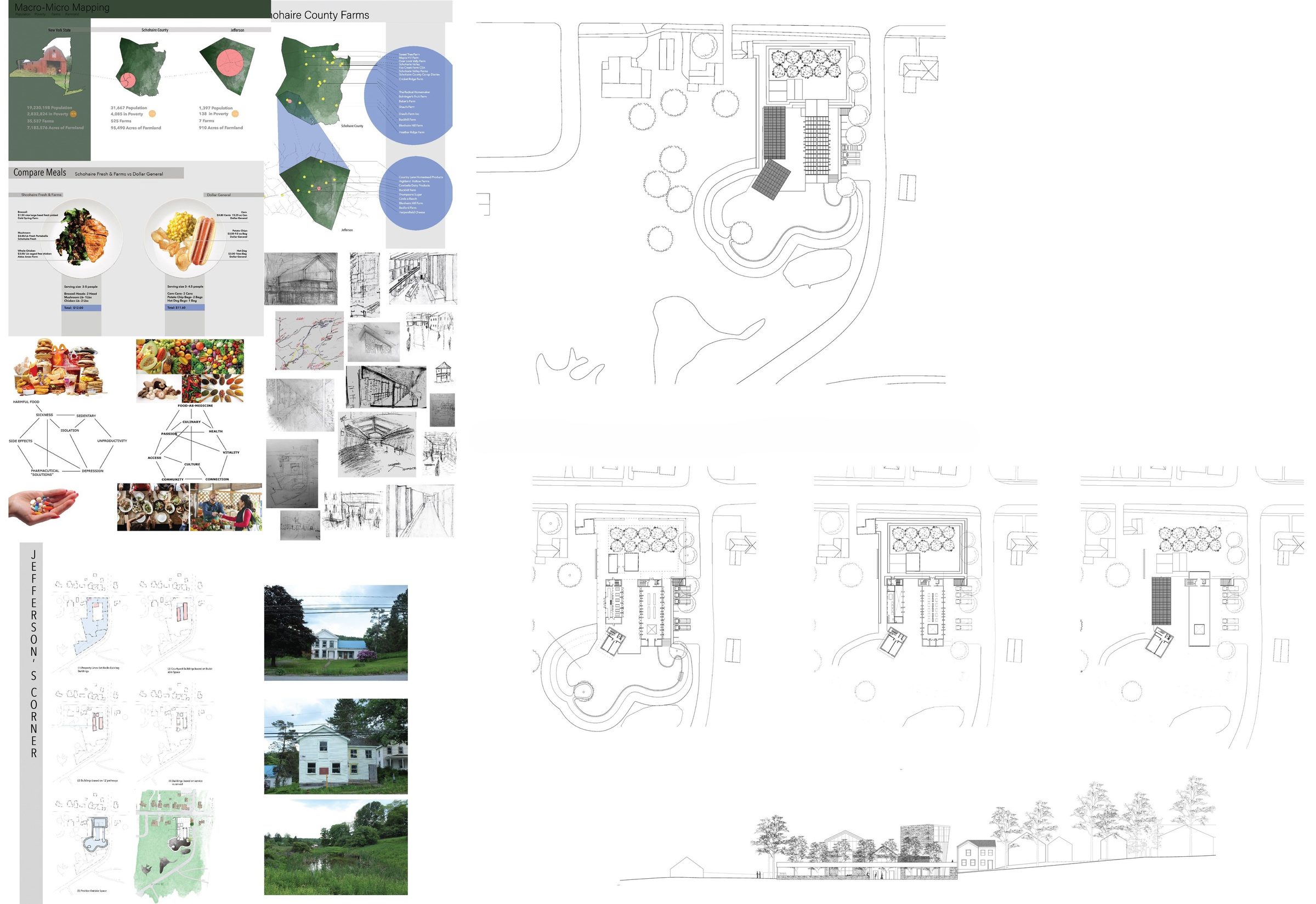 Jefferson's Corner concept: regional food access analysis, s